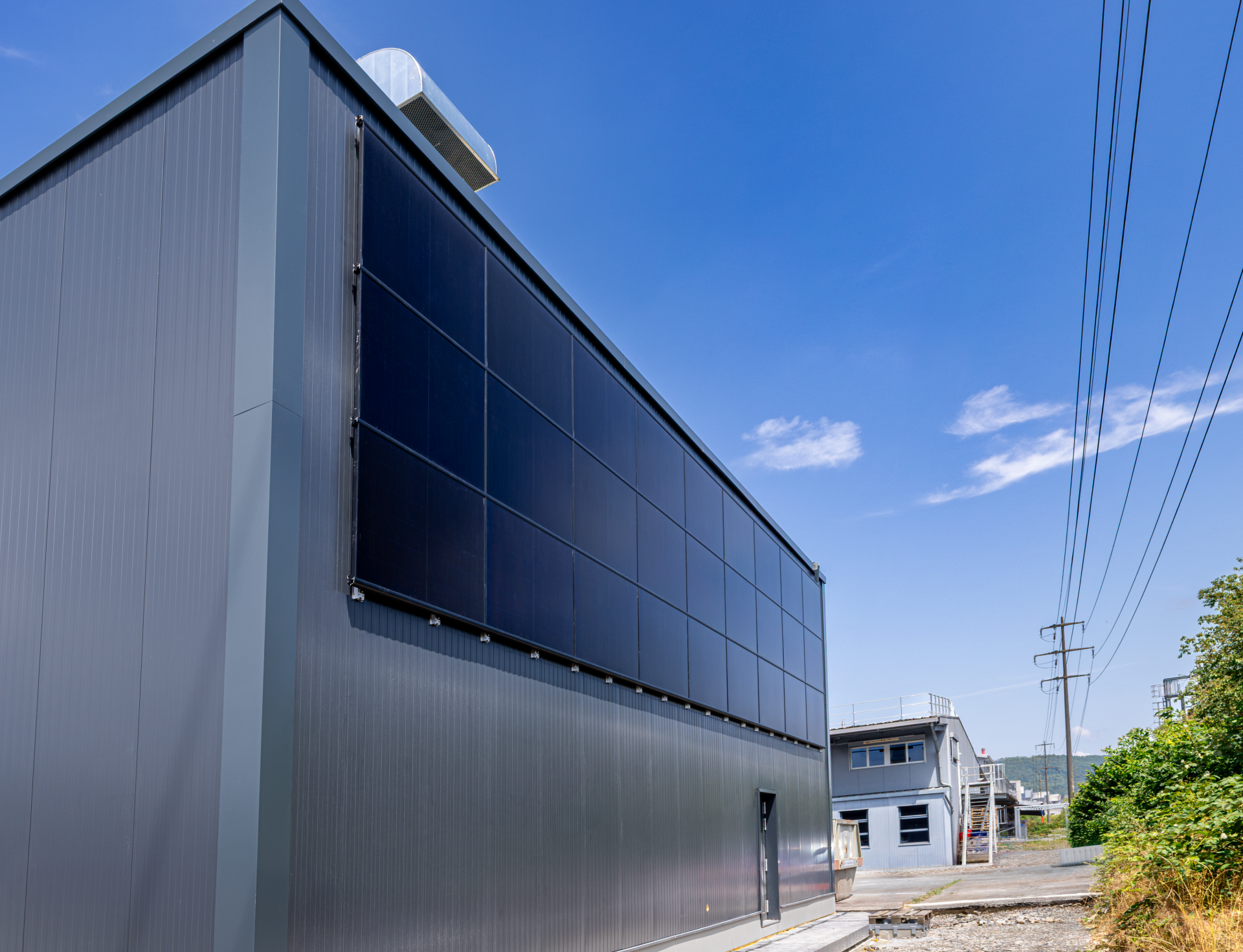 photovoltaik fassade rupperswil solarfassade seitenansicht