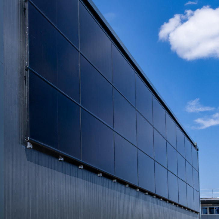 photovoltaik fassade rupperswil module mit anti glare glas