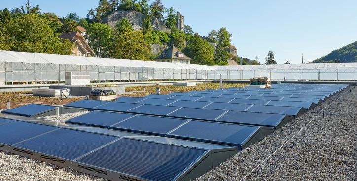 Photovoltaik auf Flachdach